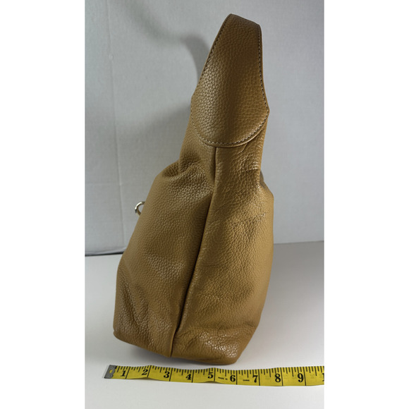 Dooney & Bourke Samba Logo Lock Sac with Keyring Hobo Shoulder Bag Toffee Purse - Picture 13 of 16